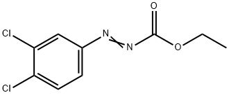 ethyl (E)-2-(3,4-dichlorophenyl)diazene-1-carboxylate Struktur