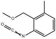 Benzene, 1-isocyanato-2-(methoxymethyl)-3-methyl- Structure