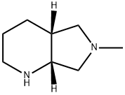 1H-Pyrrolo[3,4-b]pyridine, octahydro-6-methyl-, (4aR,7aR)- Struktur