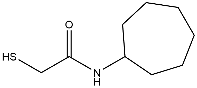 N-Cycloheptyl-2-mercaptoacetamide Struktur