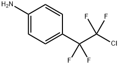 4-(2-Chloro-1,1,2,2-tetrafluoroethyl)benzenamine Struktur