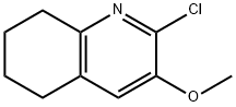Quinoline, 2-chloro-5,6,7,8-tetrahydro-3-methoxy- Struktur