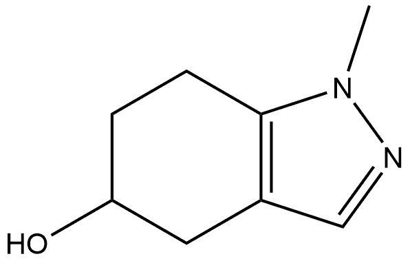 4,5,6,7-Tetrahydro-1-methyl-1H-indazol-5-ol Struktur
