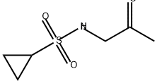 Cyclopropanesulfonamide, N-(2-oxopropyl)- Struktur
