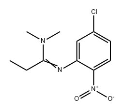 Propanimidamide, N'-(5-chloro-2-nitrophenyl)-N,N-dimethyl- Struktur