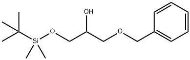 2-Propanol, 1-[[(1,1-dimethylethyl)dimethylsilyl]oxy]-3-(phenylmethoxy)- Struktur