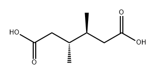 Hexanedioic acid, 3,4-dimethyl-, (R*,S*)- (9CI) Struktur