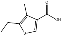 5-ETHYL-4-METHYLTHIOPHENE-3-CARBOXYLIC ACID Struktur