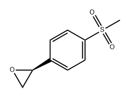 Oxirane, 2-[4-(methylsulfonyl)phenyl]-, (2S)- Struktur