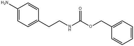 benzyl N-[2-(4-aminophenyl)ethyl]carbamate Struktur