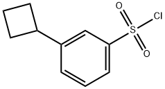 Benzenesulfonyl chloride, 3-cyclobutyl- Struktur