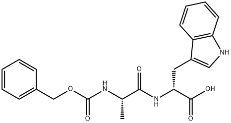 (R)-2-((S)-2-(((Benzyloxy)carbonyl)amino)propanamido)-3-(1H-indol-3-yl)propanoic acid Structure