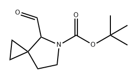 5-Azaspiro[2.4]heptane-5-carboxylic acid, 4-formyl-, 1,1-dimethylethyl ester Structure