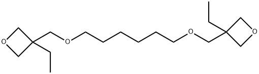 Oxetane, 3,3'-[1,6-hexanediylbis(oxymethylene)]bis[3-ethyl- Struktur