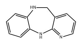 5H-Pyrido[2,3-b][1,5]benzodiazepine, 6,11-dihydro- Struktur