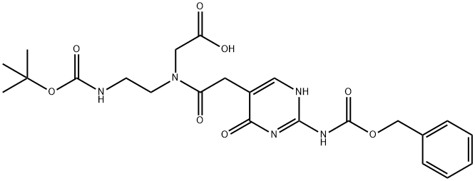 Boc-PNA-J(Z)-OH Struktur