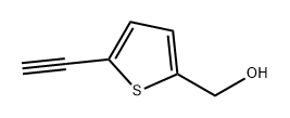2-Thiophenemethanol, 5-ethynyl- Struktur