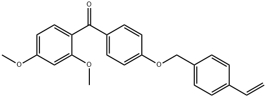 (2,4-dimethoxyphenyl)[4-[(4-ethenylphenyl)methoxy]phenyl]methanone|(2,4-二甲氧基苯基)[4-(4-乙烯基苯基)甲氧基]苯基]甲酮