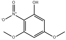 3,5-Dimethoxy-2-nitro-phenol Struktur
