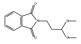 1H-Isoindole-1,3(2H)-dione, 2-(3,3-dimethoxypropyl)- Struktur