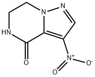 Pyrazolo[1,5-a]pyrazin-4(5H)-one, 6,7-dihydro-3-nitro- Struktur