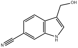3-(Hydroxymethyl)-1H-indole-6-carbonitrile Structure