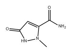 1H-Pyrazole-5-carboxamide, 2,3-dihydro-1-methyl-3-oxo- Struktur