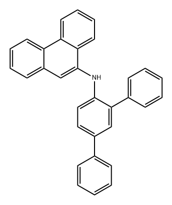 9-Phenanthrenamine, N-[1,1':3',1''-terphenyl]-4'-yl- Struktur
