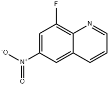 Quinoline, 8-fluoro-6-nitro- Struktur