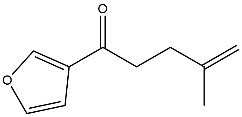1-(3-Furanyl)-4-methyl-4-penten-1-one Struktur