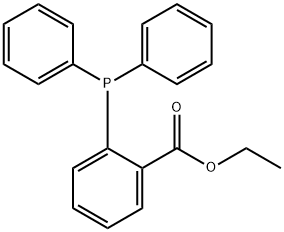 Benzoic acid, 2-(diphenylphosphino)-, ethyl ester Struktur