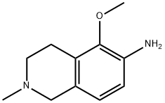 6-Isoquinolinamine, 1,2,3,4-tetrahydro-5-methoxy-2-methyl- Struktur