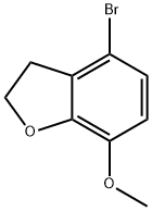 Benzofuran, 4-bromo-2,3-dihydro-7-methoxy- 結(jié)構(gòu)式