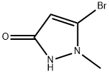 3H-Pyrazol-3-one, 5-bromo-1,2-dihydro-1-methyl- Struktur