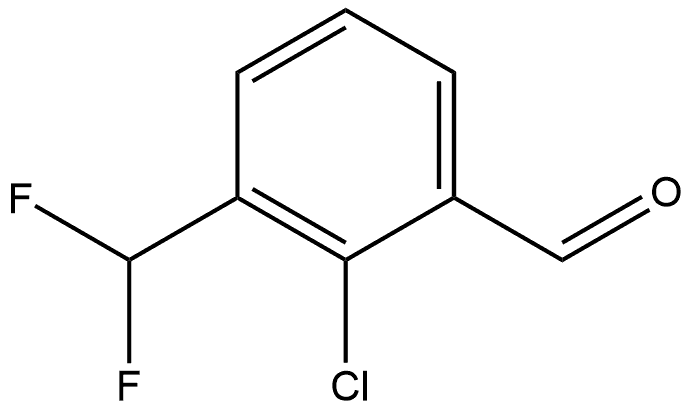2-Chloro-3-(difluoromethyl)benzaldehyde Struktur