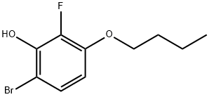 Phenol, 6-bromo-3-butoxy-2-fluoro- Struktur