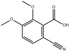 Benzoic acid, 6-cyano-2,3-dimethoxy- Struktur