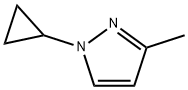 1-環(huán)丙基-3-甲基吡唑 結(jié)構(gòu)式