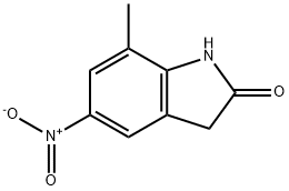 7-methyl-5-nitroindolin-2-one Struktur
