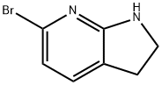1H-Pyrrolo[2,3-b]pyridine, 6-bromo-2,3-dihydro- Struktur