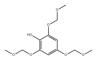 Phenol, 2,4,6-tris(methoxymethoxy)- Struktur