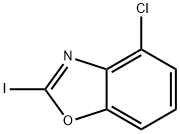 Benzoxazole, 4-chloro-2-iodo- Struktur
