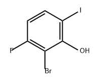 Phenol, 2-bromo-3-fluoro-6-iodo- Struktur