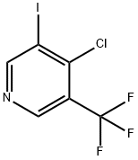 4-Chloro-3-iodo-5-(trifluoromethyl)pyridine Struktur