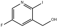 5-Fluoro-2-iodopyridine-3-methanol Struktur