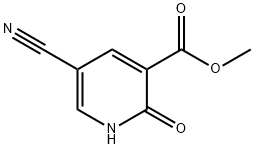 3-Pyridinecarboxylic acid, 5-cyano-1,2-dihydro-2-oxo-, methyl ester Structure