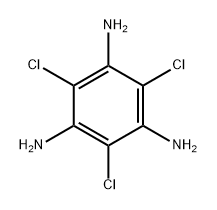 1,3,5-Benzenetriamine, 2,4,6-trichloro- Struktur