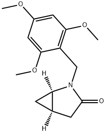 (1R,5R)-2-(2,4,6-三甲氧基芐基)-2-氮雜雙環(huán)[3.1.0]己-3-酮, 1820618-27-6, 結(jié)構(gòu)式