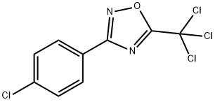 1,2,4-Oxadiazole, 3-(4-chlorophenyl)-5-(trichloromethyl)- Struktur