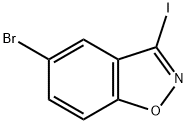 1,2-Benzisoxazole, 5-bromo-3-iodo- Struktur